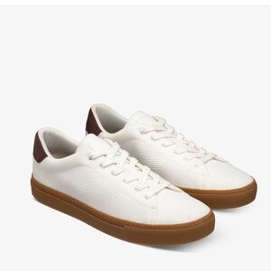 Greats Brooklyn Men's The Royale Knit Lace Up Casual Sneaker Shoes White Size 9
